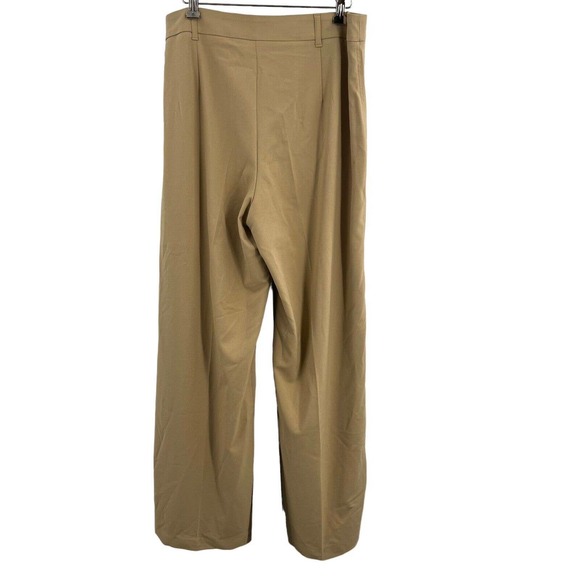 Bershka Womens‎ Tan Trouser Wide Leg Size 10 New - Picture 3 of 7